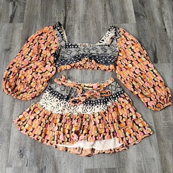 Free People Naomi Print Long sleeve Two -Pieces - Picture 9 of 11